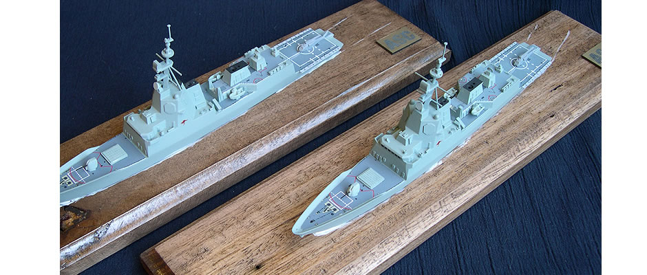 AWD Missile Ship desk top models