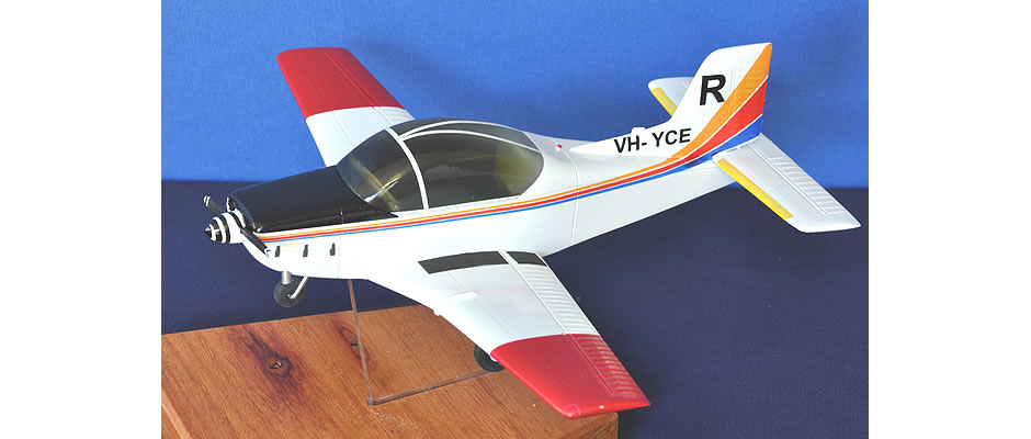 CT4 Trainer plane model.